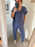 Everyday Style Story ~ Utility Jumpsuit ~ Indigo