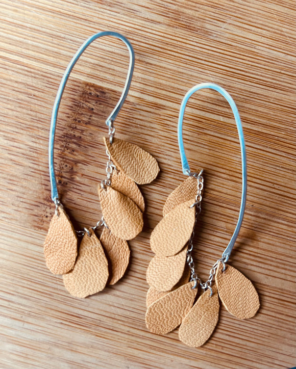 Fandango drop earrings ~ Mustard