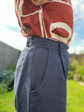 Everyday Style Story ~Verano25~ Camila Linen pants ~ Navy