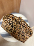 ESS Almeja Leather Clutch ~ Leopard