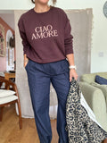 Grace & Mila Sigil Ciao Amore Sweatshirt