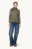 Ilse Jacobsen Beat01 Quilted Vest ~ Army Green