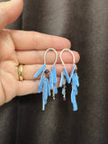 Cascada drop earrings ~ Cielo Garnet