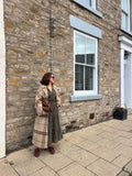 Ebba Borderie Anglais Dress ~ Deep Olive