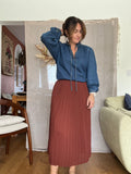 Grace & Mila Plisse Pleated Skirt