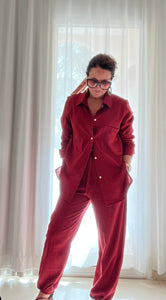 Everyday Style Story ~ Verano25  ~ Blanka Shirt ~ Linen mix ~ Burnt Umber