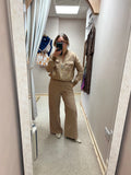 Eliana Palazzos ~ Cropped length ~ Sand