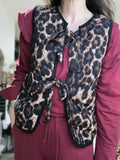 Marta de Chateau Leopard Quilted Waistcoat