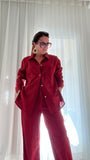 Everyday Style Story ~ Verano25  ~ Blanka Shirt ~ Linen mix ~ Burnt Umber