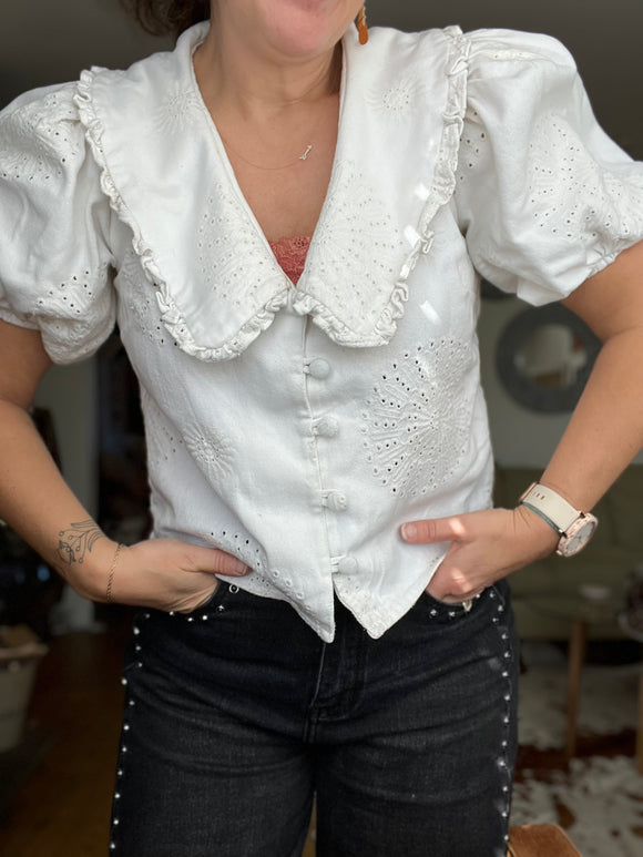 Everyday Style Story ~ Primavera25 ~ Paloma Embroidered Shirt