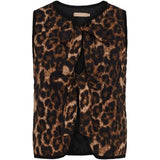 Marta de Chateau Leopard Quilted Waistcoat