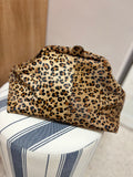 ESS Almeja Leather Clutch ~ Leopard
