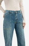 Yaya Cargo Jeans ~ Blue denim