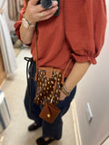 Handmade leather Crossbody bag ~ Bambi with wallet