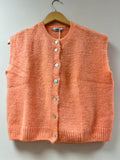 Sleeveless Summer Knit - Papaya