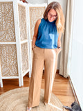 BYoung Danta Wide Leg Pants ~ Toasted Coconut
