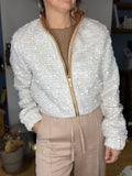 Everyday Style Story ~ Coco Bomber ~ Ivory Sequin