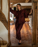 CHALK Tiffany Balloon leg trouser ~ Burgundy