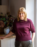 CHALK Angela Jumper ~ Merlot