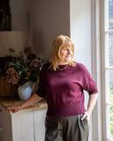 CHALK Angela Jumper ~ Merlot