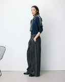Grace & Mila John Wide Leg Denims ~ Black Washed