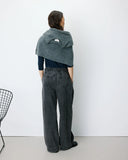 Grace & Mila John Wide Leg Denims ~ Black Washed