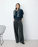 Grace & Mila John Wide Leg Denims ~ Black Washed