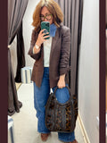 ESS Hobo 3-in-1 Bag ~ Rayas Leomocha