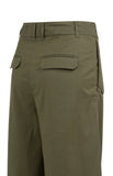 Yaya Cargo Wide leg trousers ~ Army Green