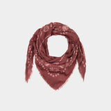 100% wool scarf Louise - Bordeaux