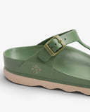 Women's Aqua Praia Water Flip-Flops Khaki