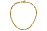 Dione Chunky Oval Chain Gold Necklace