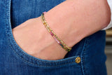 Juniper Gold & Tourmaline Double Strand Bracelet