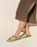 Women's Aqua Praia Water Flip-Flops Khaki