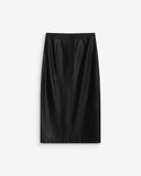 Grace & Mila Aenor Faux Leather Skirt ~ Noir