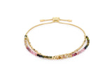 Juniper Gold & Tourmaline Double Strand Bracelet