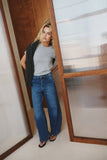 Milore Barrel Jeans ~ Indigo blue