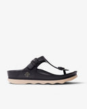 Women's Aqua Praia Water Flip-Flops Black
