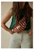 Garance Striped Cotton Fanny Pack