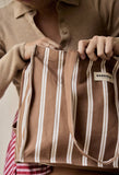 24H Cotton Bag Hazelnut Stripes