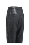 Yaya Faux Leather Pants ~ Slate