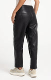 Yaya Faux Leather Pants ~ Slate