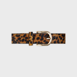 Women's leather belt - Leopard