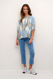 Kaffe Fleur Amber Blouse ~ Windsurfer Graphic