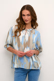Kaffe Fleur Amber Blouse ~ Windsurfer Graphic