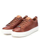 Carmela Camel Woven Leather Trainers