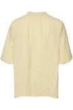Saint Tropez Bianca Flared Blouse ~ Creme