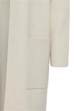 Fransa Sally Long Cardigan ~ Whitecap***