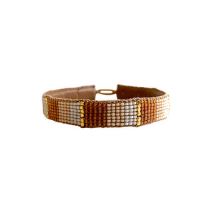 IBU Block Leather Bracelet