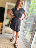 Carmela Chunky Wrap Sandals ~ Black